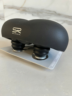 SIODEŁKO ROWEROWE Fischer SELLE ROYAL CZARNE Elastomer OUTLET