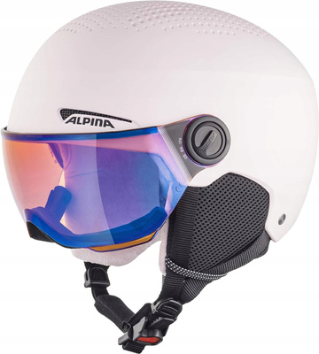 Kask narciarski dziecięcy Alpina Zupo Visor Q-Lite Rose XS/S 48-52cm