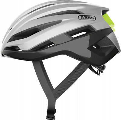 Kask rowerowy ABUS StormChaser - gleam silver - Rozmiar M