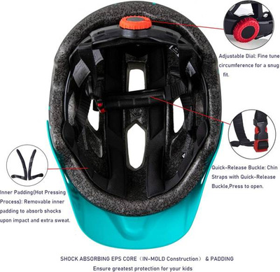 Kask rowerowy SIFVO Dziecięcy 50-57cm