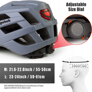 KOPOBOB Kask rowerowy JL-018 55-58 cm