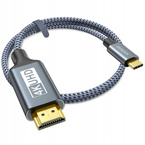 ARISKEEN Kabel USB C do HDMI 4K UHD 0,5m