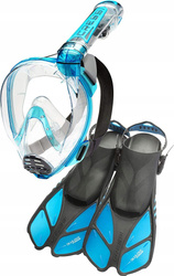 Zestaw Cressi Full Mask Duke & Bonete Fins S/M