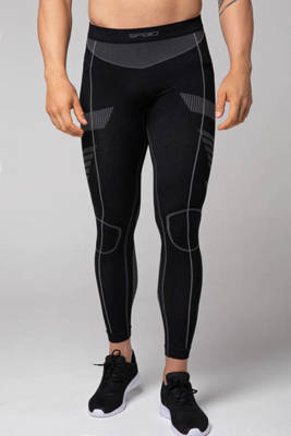 Spodnie Termoaktywne męskie Thermo BLACK SPAIO XL